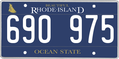 RI license plate 690975