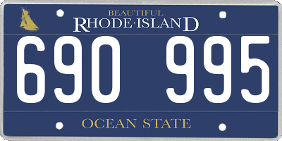 RI license plate 690995