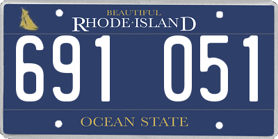 RI license plate 691051
