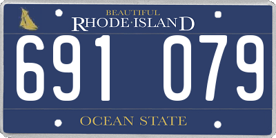 RI license plate 691079