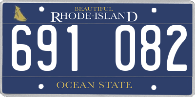 RI license plate 691082