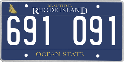 RI license plate 691091