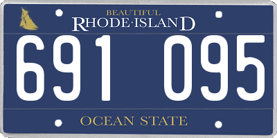 RI license plate 691095