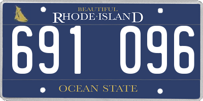 RI license plate 691096