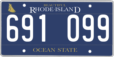 RI license plate 691099