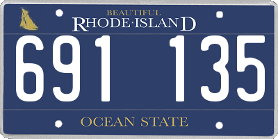 RI license plate 691135