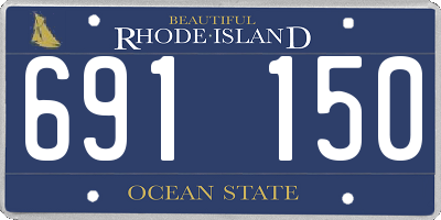RI license plate 691150