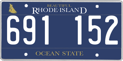 RI license plate 691152
