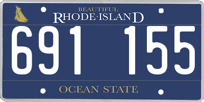 RI license plate 691155
