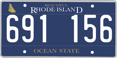 RI license plate 691156