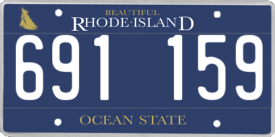 RI license plate 691159