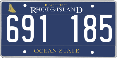 RI license plate 691185