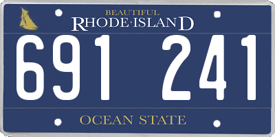 RI license plate 691241