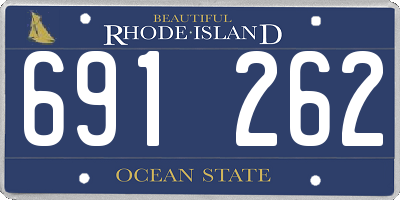 RI license plate 691262