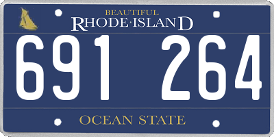 RI license plate 691264