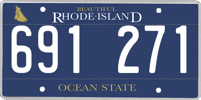 RI license plate 691271
