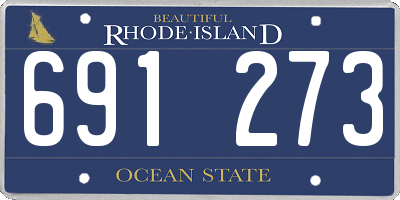 RI license plate 691273