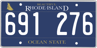 RI license plate 691276