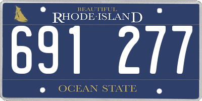 RI license plate 691277