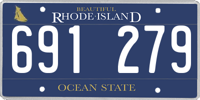RI license plate 691279