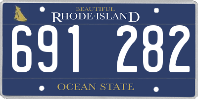 RI license plate 691282