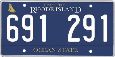 RI license plate 691291