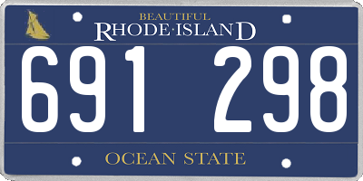 RI license plate 691298