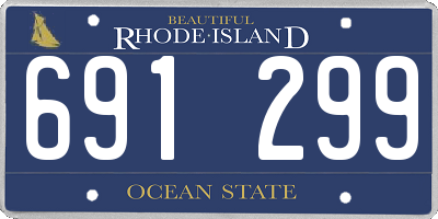 RI license plate 691299