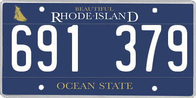 RI license plate 691379