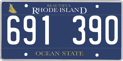 RI license plate 691390