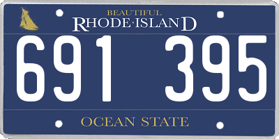 RI license plate 691395