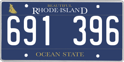 RI license plate 691396