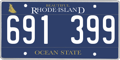 RI license plate 691399