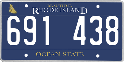 RI license plate 691438