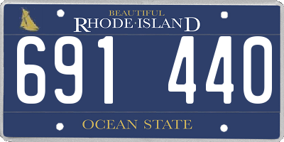 RI license plate 691440