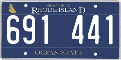 RI license plate 691441