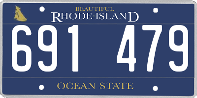 RI license plate 691479