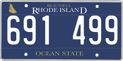 RI license plate 691499