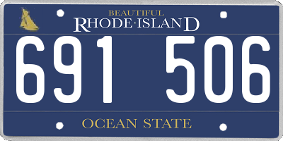 RI license plate 691506