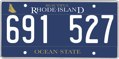 RI license plate 691527