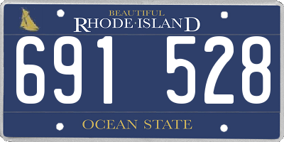 RI license plate 691528