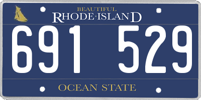 RI license plate 691529