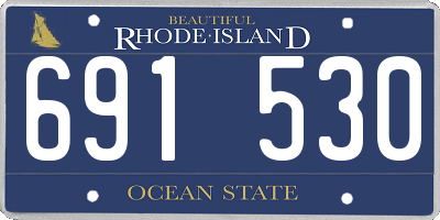 RI license plate 691530