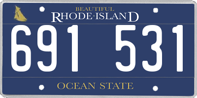 RI license plate 691531