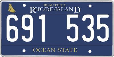 RI license plate 691535