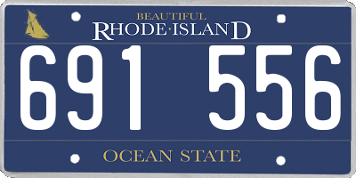 RI license plate 691556