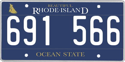 RI license plate 691566