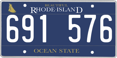 RI license plate 691576