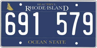 RI license plate 691579