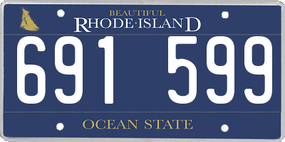 RI license plate 691599